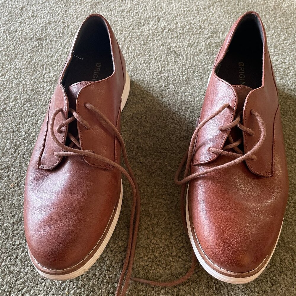 Cole Haan Men's Leather Oxfords -Size 7- Gently used, in box - $40